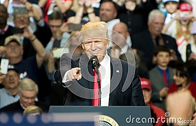 President Trump Editorial Stock Photo